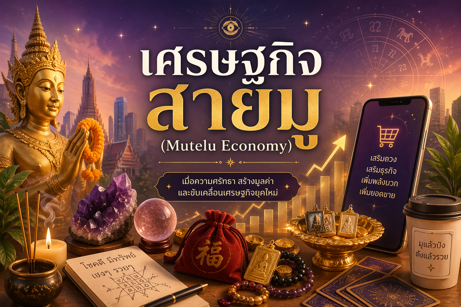 เศรษฐกิจสายมู (Mutelu Economy)  ในไทย: เมื่อความศรัทธา โลกออนไลน์ และพฤติกรรมผู้บริโภคยุคใหม่มาบรรจบกัน